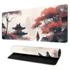 Ilustração Samurai Grande Mouse Pad para E-Sports Série Transfronteiriça Espessado Pad para Mesa de Estudante Mouse Pad de Fábrica Original