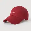 Gorra de Bordado de Letras Pequeñas Sencilla Estilo Coreano para Mujer, Gorra de Béisbol Versátil Casual para Primavera y Verano, Gorra con Visera de Protección Solar