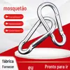 Atacadores de Mola Atacado Aço Inoxidável 304 Mosquetão Gancho de Segurança Fivela de Mola Mosquetão Gancho de Escalada