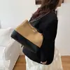 Bolso de Mano Acolchado Estilo Tweed para Mujer Otoño Temprano 2025 Diseño de Nicho Bolso Cruzado Versátil para el Día a Día