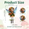 DC11036 Gênio Criativo de Jardim Prato Decorativo para Planta em Vaso Plug-in Decorativo Atmosfera de Feriado PVC