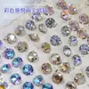 Atacado Brilhante Shi Yue Ponta de Unha Diamante Joias para Nail Art Cristal Redondo Colorido Múltiplas Faces Pilha de Unha Diamante Decoração