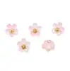 Cuentas Colgantes Flor de Cerezo de Vidrio de 10 mm Hechas a Mano Kit de Materiales para Pulsera DIY Collar Accesorios de Joyería