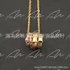 Collar Colgante Baojia de Alto Gama Serpiente de Tres Círculos Full Diamante para Mujer, Estilo Lujo Ligero, Cadena Clavicular Baojia Oro Rosa Plata de Ley 925, Estilo Europeo y Americano
