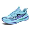Zapatos de hombre transfronterizos modelo primavera y otoño 2026 placa de carbono suela blanda zapatillas para correr amortiguadoras antideslizantes zapatos deportivos de entrenamiento para padres e hijos