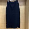 Saia feminina japonesa de malha de algodão sedoso, nova saia slim fit elástica primavera 2025 M476596