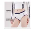 Ropa interior popular para mujer en TikTok, entrepierna antibacteriana de algodón puro, tiro medio, estilo universitario para niñas, bragas tipo triángulo talla grande para mujeres de talla grande