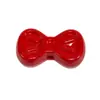 Dulce Linda Chica Corazón Lazo Nudo DIY Cuentas de Agujero Recto Llavero Cadena de Teléfono Collar Accesorios para Bolsos Venta al por Mayor