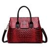 Bolso con estampado de cocodrilo para mujer 2022, nuevo bolso europeo y americano, bolso de mano, bolso bandolera para mujer, bolso grande.