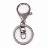 Liga de Zinco Argola de Mola Fecho Lagosta Chaveiro Anel para Roupas Fivela de Placa de Coração Acessórios