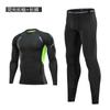 Leggings para hombre, ropa deportiva para correr, pantalones de compresión, leggings de baloncesto, alta elasticidad, secado rápido, conjunto de entrenamiento de dos piezas