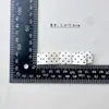 Accesorios de Lazo de Tela de Doble Capa con Lunares Blancos y Negros DIY para Bolsos, Zapatos, Flores, Sombreros, Accesorios de Ropa