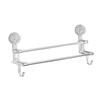 Toallero de Ventosa Doble Polo Transfronterizo para Baño Doméstico Toalla de Alto Valor para Uso Dual Seco y Húmedo Almacenamiento de Baño de Lujo Ligero