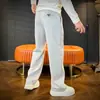 Pantalones casuales de otoño para hombre, de alta gama, modernos, a la moda, versátiles, cómodos y elegantes: color sólido, corte holgado, caída fluida y diseño de pierna recta