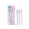 Cuchillo para recortar cejas Lamera serie pequeña fresca de acero inoxidable antiarañazos súper rentable para mujer cuchillo profesional para afeitar cejas rastrillo para cejas