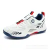 Zapatos Deportivos de Tenis para Hombre y Mujer, de Caña Baja, Suela Blanda, Antideslizantes y Resistentes al Desgaste, con Botones Giratorios, Zapatos para Entrenamiento Integral al Aire Libre y Bádminton