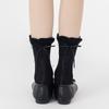 Calcetines con Lazo de Cinta para Mujer, Calcetines Finos de Algodón con Pelo para Primavera y Verano, Máquina Todo en Uno, Encaje, Lolita, Niña Linda, Calcetines de Algodón