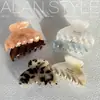 Pinza de garra de acetato estilo coreano Alan, tamaño mediano clásico, para peinados semi-recogidos, accesorio para el cabello tipo pinza de tiburón elegante y exquisito para la parte trasera de la cabeza