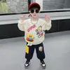 Conjunto de Sudadera Clásica de Ultraman para Niños Primavera y Otoño Estilo Coreano Conjunto Fresco de Dos Piezas para Niños Ropa de Bebé Comercio Exterior