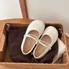 Zapatos Mary Jane de Perlas para Niñas, Nueva Colección de Otoño, Zapatos de Princesa con Suela Suave, Tallas Medianas y Grandes, Zapatos de Piel para Niñas, Zapatos Casuales Versátiles para Niños