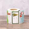 Amazon Rollos Listos Pegatinas Navideñas Pegatinas de Regalo Sellado Pegatinas Autoadhesivas Borde Pegatinas Decorativas
