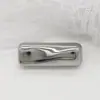 Estilo Minimalista Forma de Barra de Oro Metal Sólido Botón Camisa Top Suéter Botón Botón Plata Al por Mayor