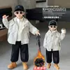 Casaco Infantil Outono/Inverno Estilo Hipster Cool Três em Um Destacável 2026 Nova Roupa Infantil Bebê Estilo de Rua Corta-vento