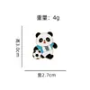 Broches Tema Panda Fútbol 6 Estilos de Pines Esmaltados Forma de Jersey Estilo Deportivo Accesorios Ropa Bolsas Venta al por mayor