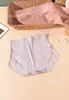 Pantaletas Moldeadoras Ligeras Control de Abdomen Tallas Grandes para Mujer 2026 Nuevas de Cintura Alta Encaje Satín Sexy Entrepierna Extendida