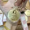 Chaveiro Dourado Oito Deuses Guardiões Pingente de Buda em Ouro Puro 999 Tathagata Guanyin de Mil Mãos Pequeno Presente Cultural e Criativo