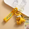Llavero Colgante Dibujo Animado Creativo Transfronterizo Familia de Pikachu y Eevee Accesorios para Llavero de Bolsa de Coche Venta al por Mayor