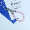 Huayang Macaron Cordón de Teléfono Colorido Correa de Muñeca Anti-Pérdida de Gama Alta Llavero Colgante para Bolsa Venta al por Mayor