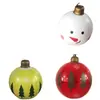 Nuevo Producto de Comercio Exterior Pelota Inflable de Navidad Adornos Navideños Pelota Luminosa Pelota Inflable Navideña de PVC Pelota Festiva Pelota Decorativa