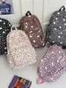 Mochila Estudiante Estampado Leopardo Retro Mochila Gato de Dibujos Animados Mochila Estudiante Gran Capacidad Ligera Simple Mochila de Viaje