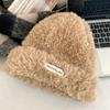 Gorro de Invierno para Niños con Cabeza y Cola Grandes, Orejas de Oso para Otoño e Invierno, Forro de Felpa Cálido, Protección Gruesa para Orejas, Tejido de Lana