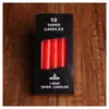 Venda por atacado de velas coloridas para iluminação doméstica velas comuns velas de casamento romântico de haste longa velas de emergência