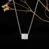 Nuevo estilo ins collar de plata joyería mujeres no se decolora simple alto sentido titanio acero collar mujeres fabricantes venta al por mayor