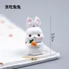 Decorações de bolo mousse emoji para o Festival do Meio do Outono de 2026, figuras de coelho Miffy para bolos da lua, inserções de placa redonda com nuvens auspiciosas para o Festival do Meio do Outono