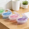 Peine de champú de cristal, cepillo de champú transparente, cepillo de masaje de cabeza, fabricantes de champú, peine de champú para la picazón del cuero cabelludo, venta al por mayor