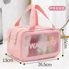 Nueva Bolsa de Cosméticos de Doble Capa, Gran Capacidad, Separación Seco y Húmedo, Bolsa de Almacenamiento Impermeable, Bolsa Portátil de Cosméticos y Artículos de Tocador para Baño y Viajes