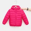 Ropa acolchada de algodón para niños otoño e invierno ropa para niños y niñas niños grandes chaqueta acolchada ligera de plumón abrigo cálido para estudiantes niños venta al por mayor