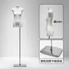 Suporte de manequim de corpo inteiro e sem seios para lojas de roupas femininas, adereço para vitrine, manequim de meio corpo
