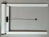 Ventana de Pantalla Plegable Doble Sin Marco, Sin Clavos, Hecha a Medida, con Malla de Diamante Invisible de Alta Definición de Aleación de Aluminio, Anti-Mosquitos y Anti-Ratones, Tipo Deslizante Enrollable