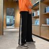 Pantalones Deportivos para Hombre Adolescente Primavera y Otoño Estilo Coreano Modernos Casuales Doble Botón Holgados Estudiantes Combinan con Todo Pantalones de Chándal para Hombre
