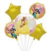 Globo de Película de Aluminio con Puntadas de Nuevo Estilo Transfronterizo Set de Tarjetas de Papel Decoración de Boda Globo con Forma de Estrella Auto-sellante Venta al por Mayor