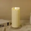 Luz de Vela Electrónica LED, Vela Oscilante Simulada con Control Remoto, Decoración de Luz Ambiental para Bodas y Fiestas, Luminosa