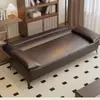Sofá cama resistente a arañazos de gato, una pieza versátil para apartamentos pequeños, un sofá cama plegable adecuado para propiedades de alquiler, un sofá cama de tres plazas con un diseño minimalista