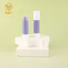 Frasco Giratório Roxo e Branco para Preenchimento Direto de Repelente de Mosquitos e Creme Pós-Picada, Tubo Vazio 3,5ml, Tubo para Protetor Labial, Tubo para Cera, Fábrica de Materiais de Embalagem Cosmética