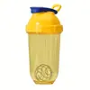 Taza de fitness, taza agitadora de cápsulas, taza tipo misil para proteína en polvo, taza mezcladora para batidos de plátano, vaso de agua deportivo creativo portátil