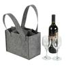Bolsas de Regalo de Vino Tinto para Año Nuevo y Festival de Medio Otoño, Bolsas Tote de Tejido No Tejido para Múltiples Botellas de Vino, Bolsas de Fieltro para Vino, Cajas de Regalo